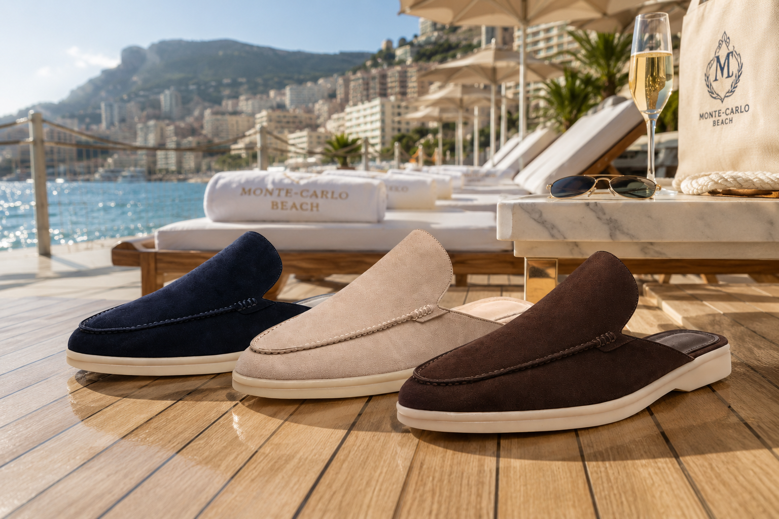 Mocasines Alfocea en Monte-Carlo Beach
